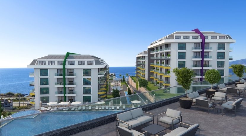 Alanya Kargıcakta Satılık Lüks Daireler 6