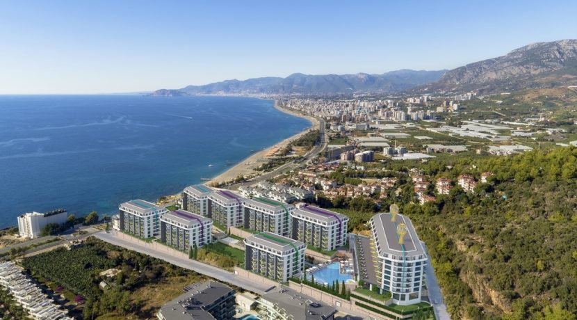 Alanya Kargıcakta Satılık Lüks Daireler 7