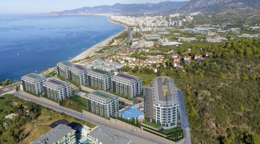 Alanya Kargıcakta Satılık Lüks Daireler 9