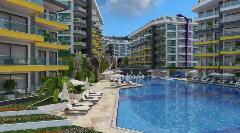 Alanya Kargıcakta Satılık Lüks Daireler 12