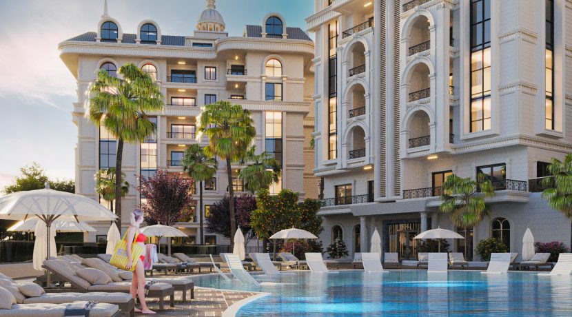 ALANYA ÇIPLAKLI'DA 1+1, 2+1, 3+1, 4+1 ve 5+1 DAİRELER, VATANDAŞLIĞA UYGUN. NEW PROJECT 4