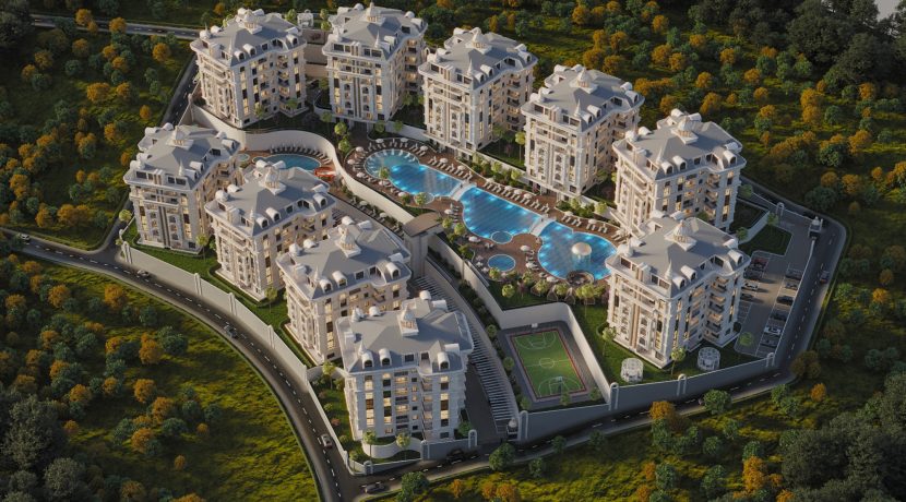 ALANYA ÇIPLAKLI'DA 1+1, 2+1, 3+1, 4+1 ve 5+1 DAİRELER, VATANDAŞLIĞA UYGUN. NEW PROJECT 7